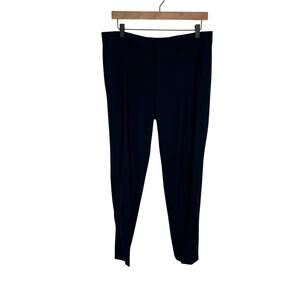 Vince Wool Trouser Pants Womens 6 Navy Blue Pockets Workwear Office Business